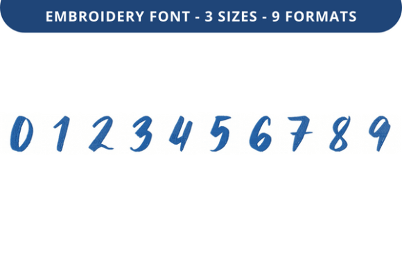 Abbert on Brush Font 0 to 9 Review