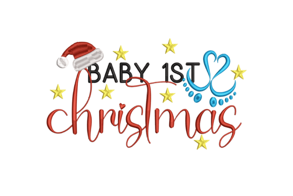 Baby 1st Christmas: A Designer's Review for Small Business Merch