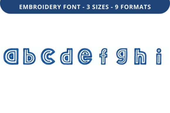 Bulky in Line Font a to I Review for Personalized Gifts