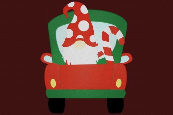 Christmas Truck Gnomes Embroidery Review