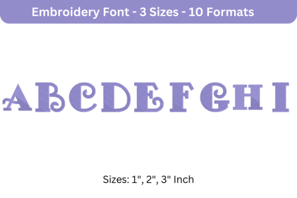 Fancy Pants Font a to I Review