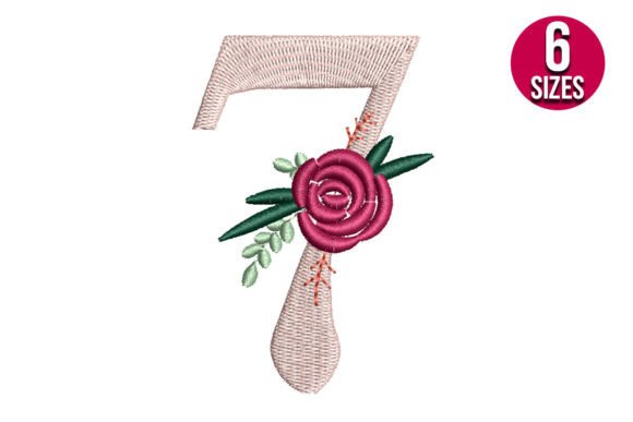 Floral Number 7 Embroidery Review