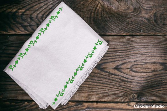 Green Flower Border Review for Holiday Collections