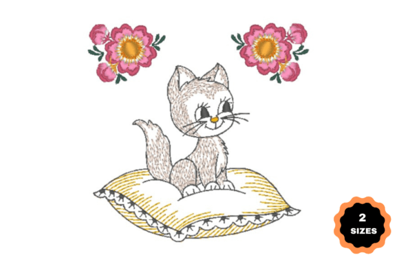 Is Pretty Cat the Right Embroidery Design for Your Next Project?