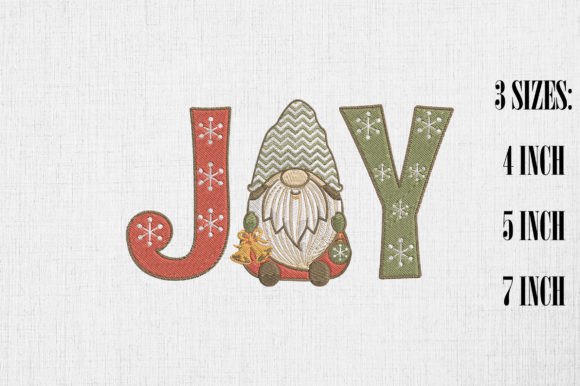 Joy Christmas Gnome Embroidery Review