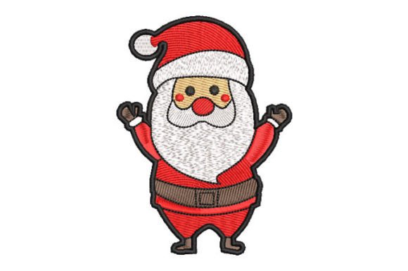 Santa Claus with Hands Up: A Designer's Review for Boutique Sweatshirts