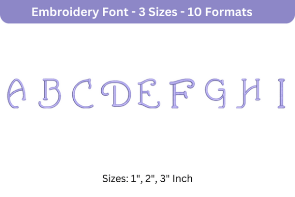 Santa Sleigh Font Uppercase a to I Review