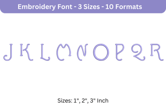 Santa Sleigh Font Uppercase J to R Review