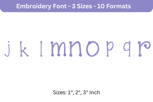 Scrap Girl Dots Font J to R Review for Craft Fairs