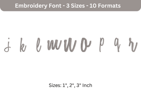 Sweet Bee Font Lowercase J to R: A Designer's Review for Personalized Gifts