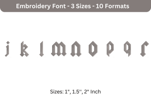 Yeller Font Lowercase J to R Review